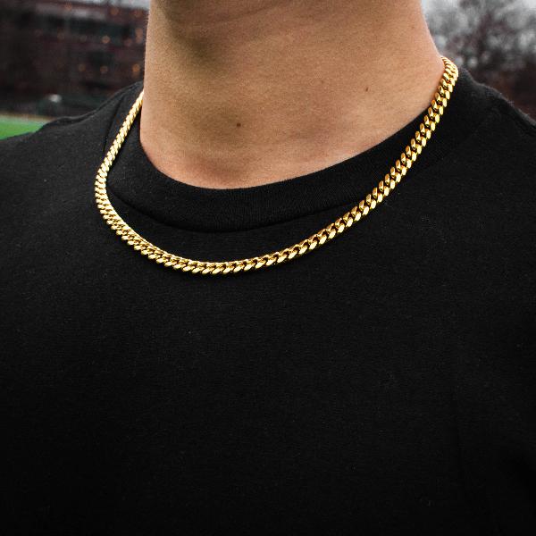 Miami Cuban Link Chain in Yellow Gold (6mm)