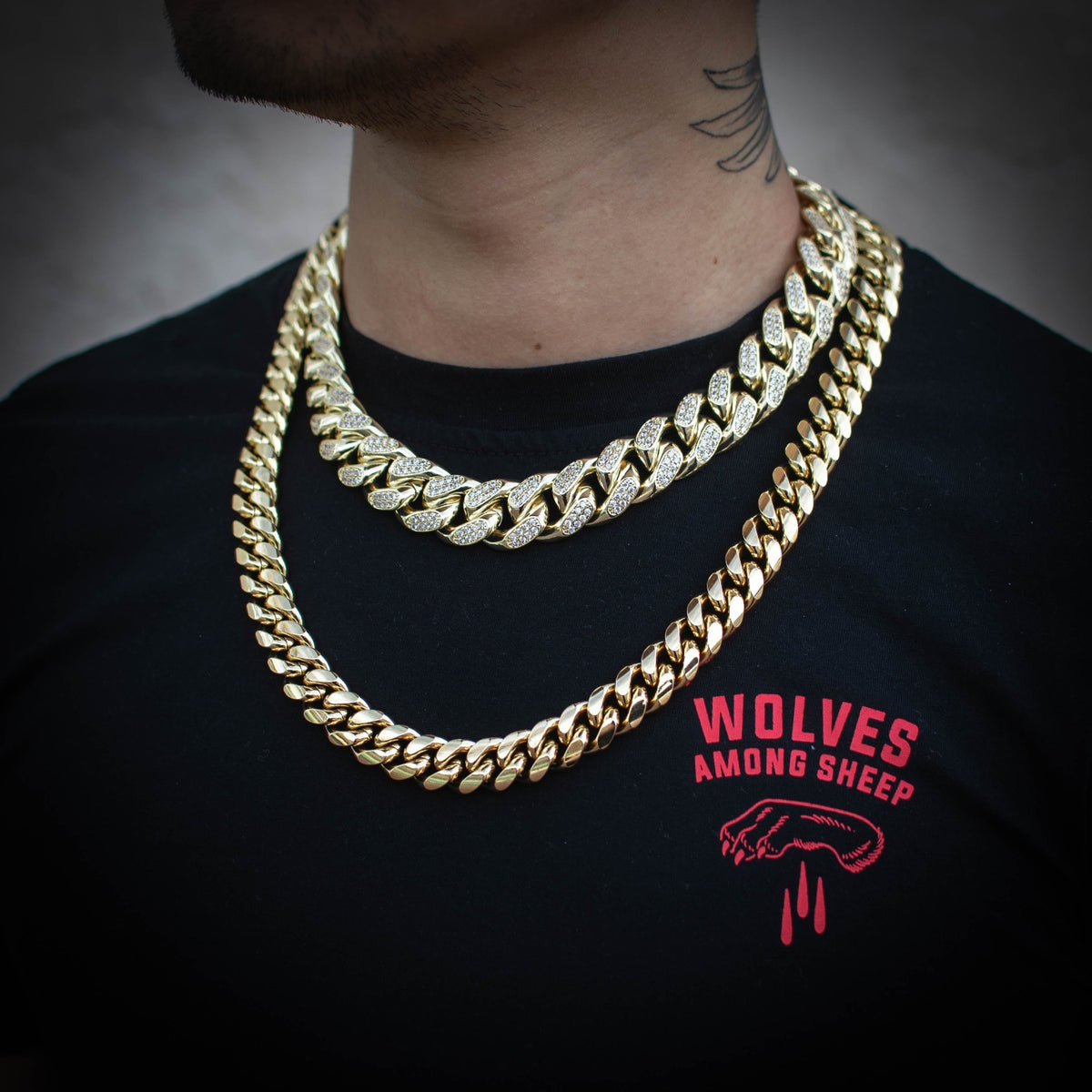 Diamond Cuban Link + Miami Cuban Link Bundle - The Jewelry Plug