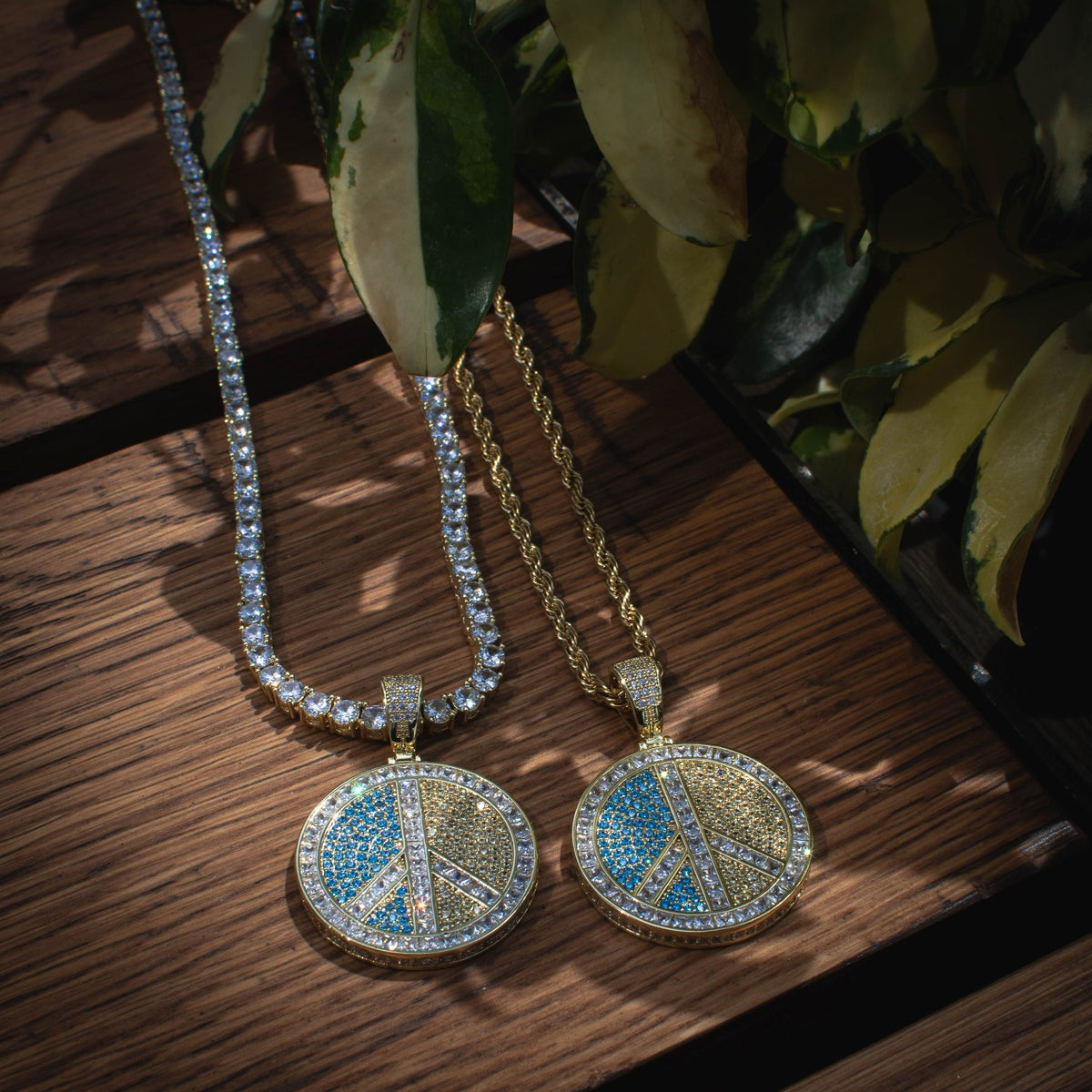 Ukraine "No War" Peace Pendant - The Jewelry Plug