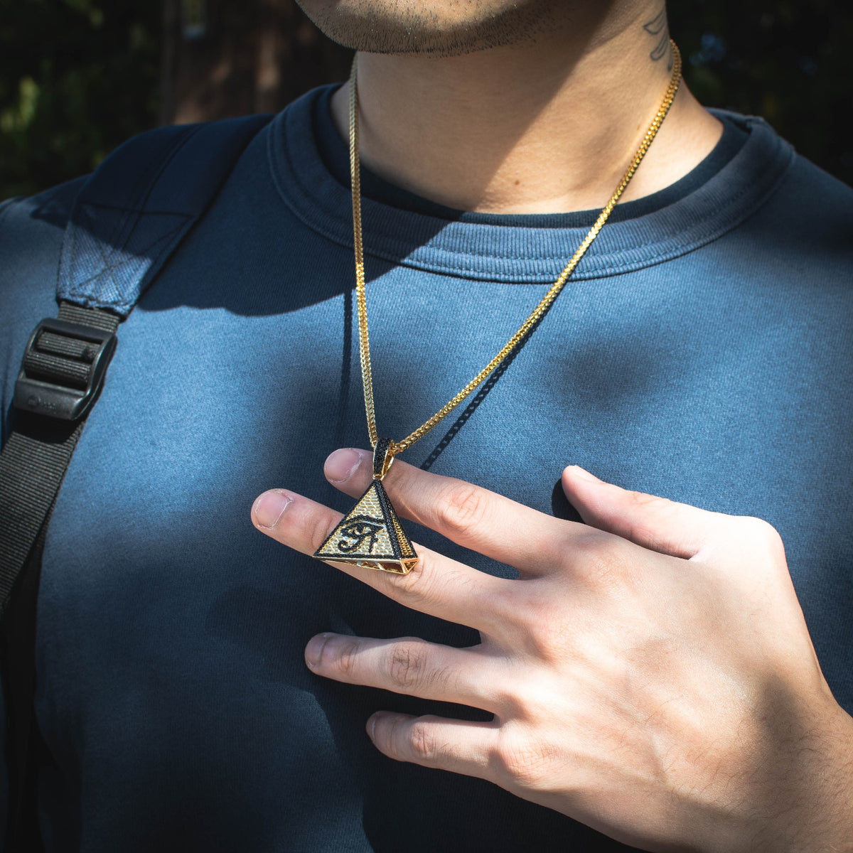 Eye of Horus Pyramid Necklace