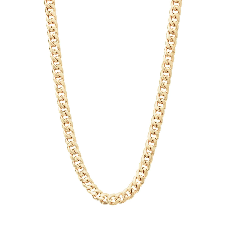 10kt Solid Gold Miami Cuban Link Chain