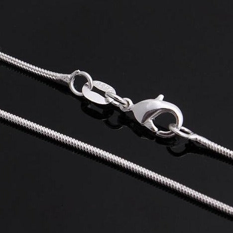 925 Sterling Silver 1mm Snake Chain - The Jewelry Plug