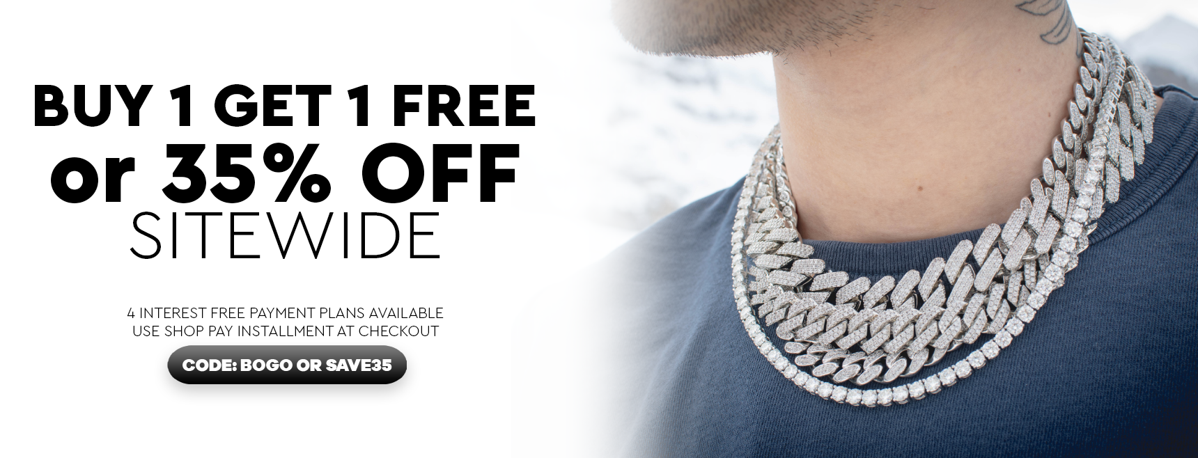 Iced Out Chains Buy 1 Get 1 Free - The Jewelry Plug Homepage