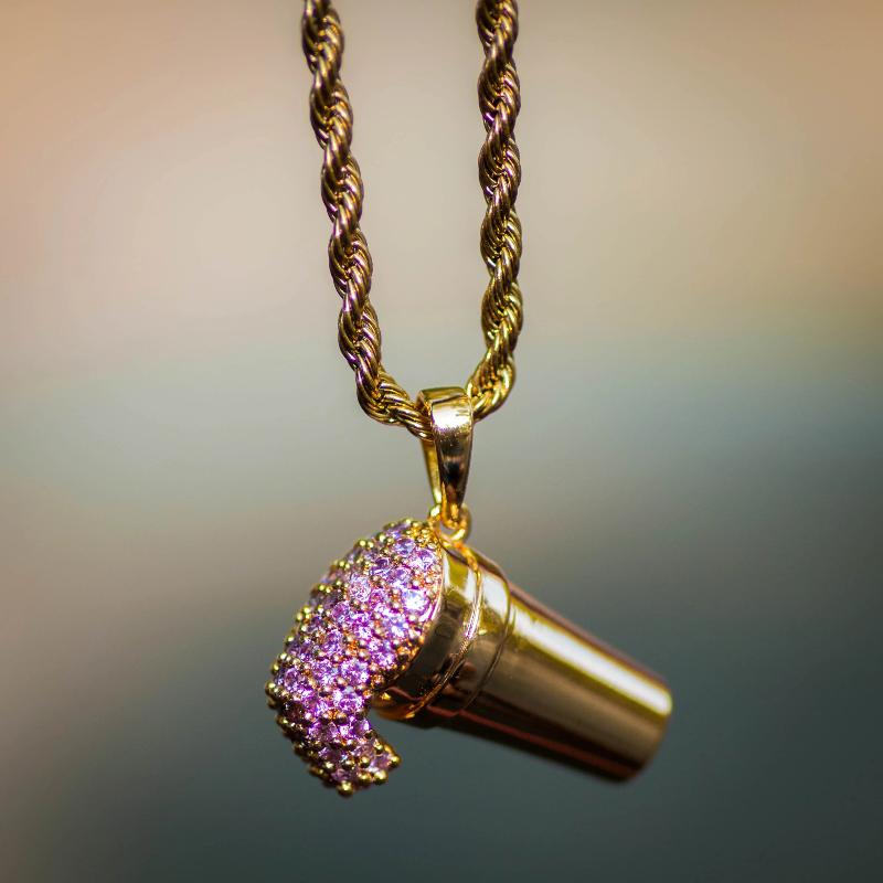 Purple Drank "Lean" Necklace - The Jewelry Plug
