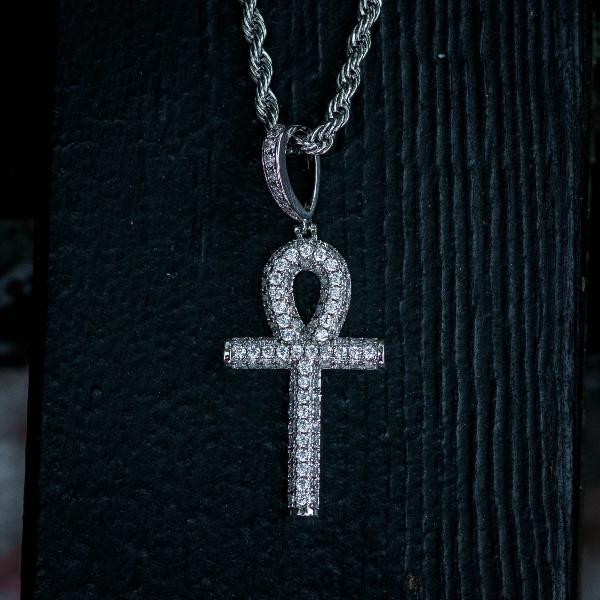 Diamond store ankh earrings