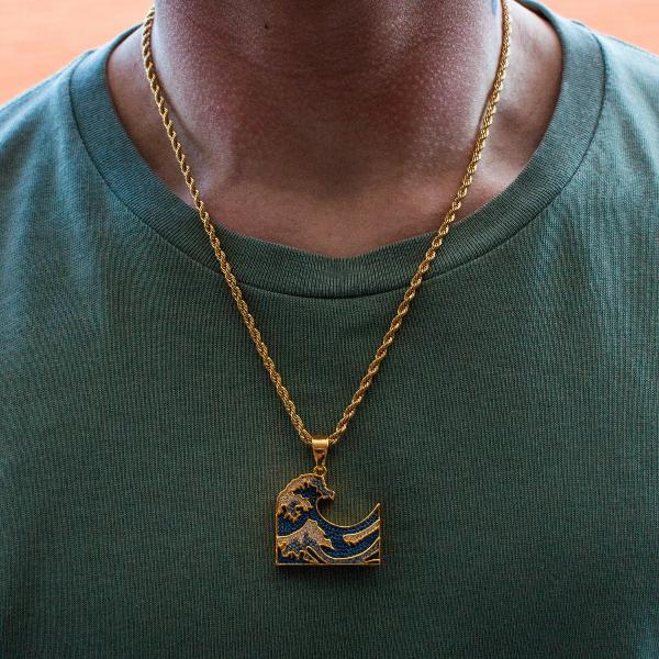 The great wave on sale necklace