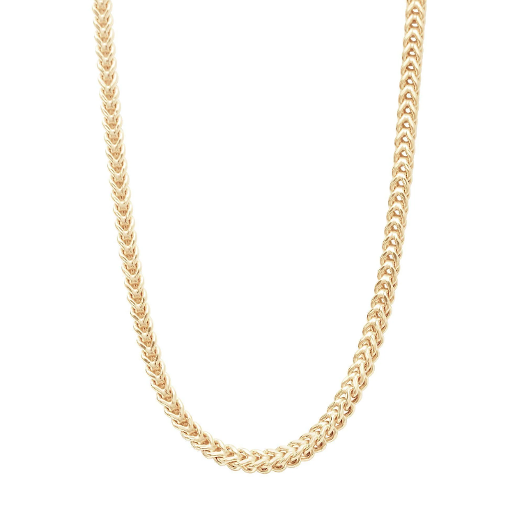 10kt Solid Gold Franco Chain