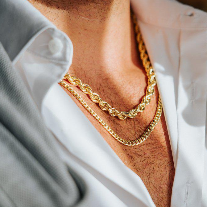10kt Solid Gold Miami Cuban Link Chain